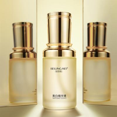 Κίνα BEILINGMEI Golden Glass Bottle 40ml Anti Freckle Dark Spot Corrector Rebranding Beauty Women Brightening Skin Whitening Serum προς πώληση