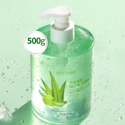 China BISUTANG 500g Aloes Plant Jel Soothing Face & Body Moisturizing Sunburn Relief Absorbs Rapidly Bulk Pure Natural Aloe Vera Gel zu verkaufen