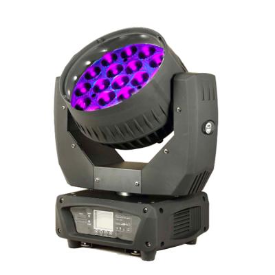 China Theme Park 19pcs 15w 4-IN-1 RGBW LED Moving Head DJ Light for sale