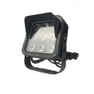 China Theme Park LED Flood Light RGBW 4in1 Mini Waterproof Par LED Stage Lights for sale