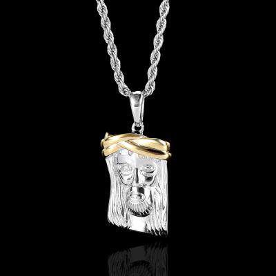 China Best Selling Hiphop Custom Logo Jewelry 925 Silver Gold Plated Iced Out Mens Hiphop Charms Inlaid Gold Pendant Jewelry for sale