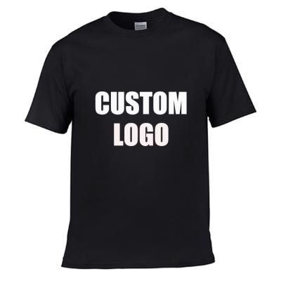 China Summer Custom Cool Cotton Anti-wrinkle High Quality LOGO Printing High Quality Men's 100% Blank T-shirt for sale