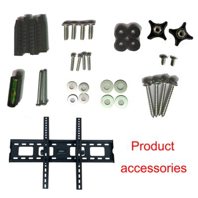 China Led TV Wall Mount Tilt Glossy Black Cold Rolled Steel TV Wall Mount Color 42