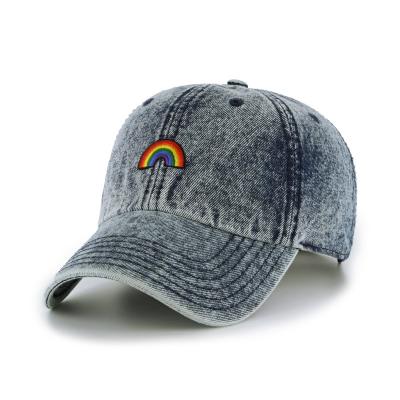 China Fashion Snow Wash Denim COMMON Baseball Cap for sale