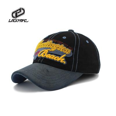 China Embroidery Vintage JOINT Baseball Cap With Needle Patch for sale