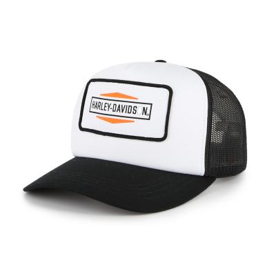 China JOINT Patch LOGO Custom Sponge High Quality Polyester Trucker Mesh Cap for sale