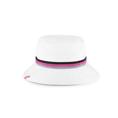 China Simple fashion woven band suncut cotton twill white bucket striped for sale