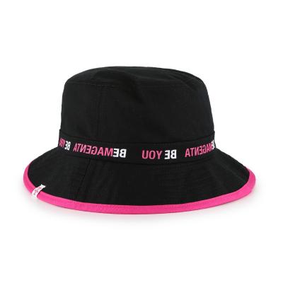 China Colorful Character Cotton Twill Bucket With Fashion Print Stripe for sale