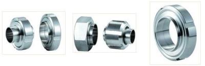 China SMS Forged Tp304 Sanitary Stainless Steel Unions Butt Welded In Food Machine for sale