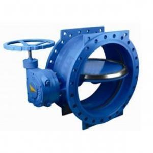 China 125 lbs / 200psi Double Eccentric / flange Butterfly Valve with HandWheel,ASME,DIN,JIS for sale