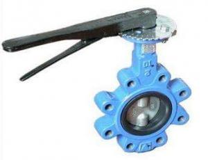 China DN 100 PN 16 water butterfly valves SS Body By Lever Operated And Seat is EPDM,304,316,WCB for sale