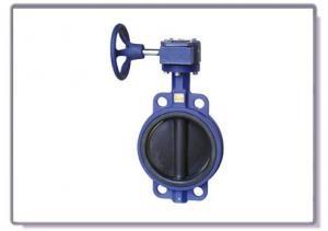 China Resilient Seal Wafer Butterfly Valves DN300 PN10 For Potable Water,CAST IRON,CI,PN16,JIS 10K for sale