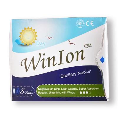 China Breathable Breathable Ultrathin Cotton Women Menstrual Sanitary Napkin For Day Wear for sale