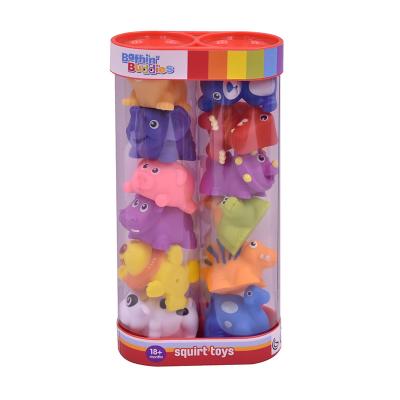 China Floating Bath Wetting Tone Squeeze Animal Shape Shower Bath Toy Set Customized Wholesale Baby Bath for sale