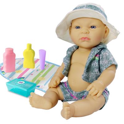 China Soft Customized Reborn Baby Dolls Kit Full Body Vinyl Plastic China Girls Boys Girls Reborn Dolls With Dimples Bottles for sale