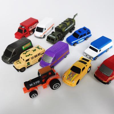 China Wholesale Cheap Plastic Car Model Die Cast Toy Vehicles Pull Back Delivery Military Build 1:64 Truck Plastic Car Model for sale