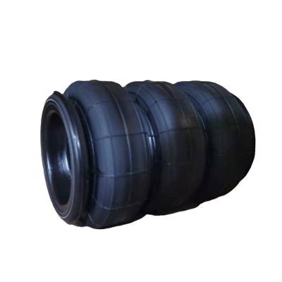 China Diameter 125mm Rubber Triple Convoluted Air Spring 3S2300 3B2300 Alexander 126H Air Spring for sale