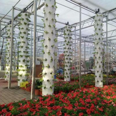 China Best Quality Stable Structure PVC Agricultural Hydroponic Greenhouse Mill Growing Systems for sale