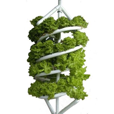 China Farms Spiral NFT Hydroponic Garden Tower Hydroponic Tower Wholesale for sale