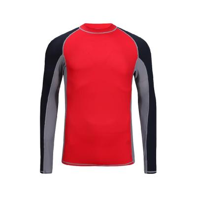 China Long Sleeve Custom Design Surf Sublimated Wholesale Printed Long Sleeve Mens Swimming Rash Guard For Men for sale