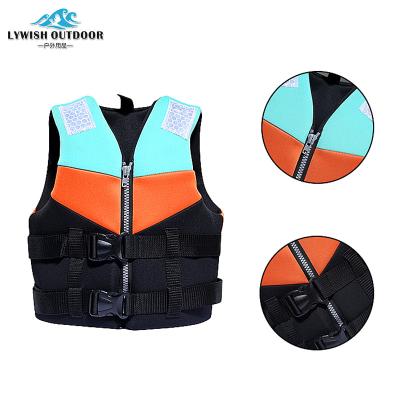 China Two waist support belt for more suitable cheap ocean inflatable custom adult pfd fishing life jacket kayak surfing vest for sale