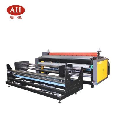 China AH-S1800 Fully Automatic Automatic Cutting Blade Used Slitting Machinery Towel Cloth Slitting Machine For Sale for sale