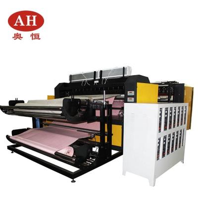 China Home Use AH-SC1000-3500 Cheap Price Automated Ultrasonic Mattress Slitting Machine And Quilting Machine for sale