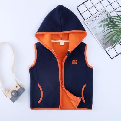 China Spring and Autumn New Windproof 2021 Children's Fleece Comfortable Casual Lightweight Boys and Girls Fashion Soft Vest for sale