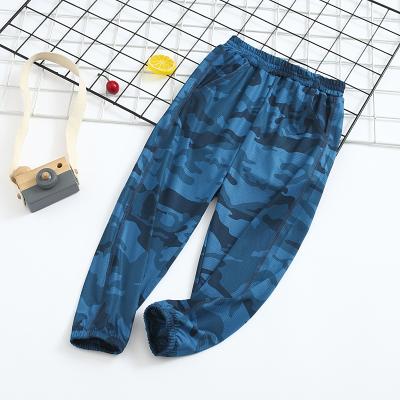 China Polyester summer wears new children's mosquito repellent pants thin section children's camouflage middle-aged pants summer casual clothes for sale