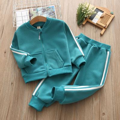 China Casual Children's Clothing Boys Spring Suits 2021 Korean New Style Foreign Boys Spring Children's Two-Piece Sets for sale