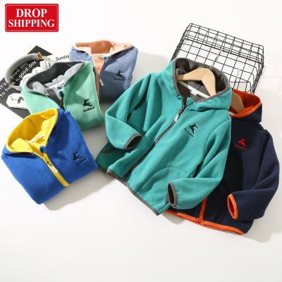 China Windproof and hot sale children's sportswear warm fleece lantern sleeve children's sportswear 7-10 years old casual children's clothing can be customized with for sale