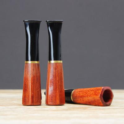 China Short Cigar Filter Holder FF684 Rosewood Replacement Men Women Cigar Filter Extend Washable Cigar Filter for sale