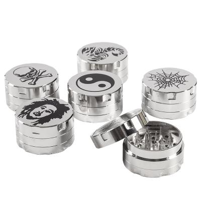 China 3Layer FF557 42mm Metal Pepper Crusher Herb Grinder Zinc Alloy Tobacco Spice 3Layers for sale