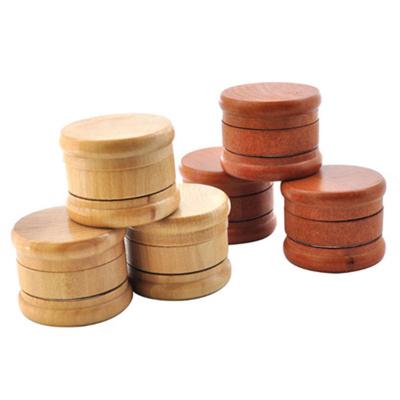 China 3Layer FF625 60mm 3Layers Tobacco Spice Grinder Pepper Crusher Wood Herb Grinder for sale