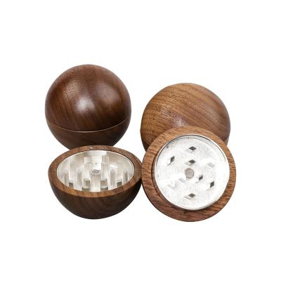 China 24layers FF673 2Layers Tobacco Spice Grinder Metal Wood Pepper Zinc Alloy Herb Grinder for sale