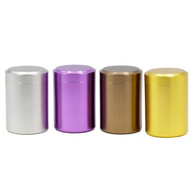 China High Quality Smoking Accessories Eco-friendly HH340 Aluminum Alloy Color Portable Cigar Rolling Storage Box Joint Cigarette Holder for sale