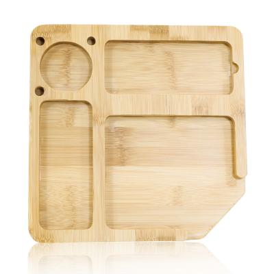 China Herb Smoke Accessories Tobacco Operation Wooden Board Portable Cigarette Bamboo Rolling Tray Dd 632 Cigar DD632 Rolling Tray Dd 632 for sale