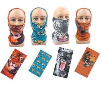 China Tiger Tube Moisture Wicking Microfiber Cloth Breathable Leopard Neck Cuff Headwear Face Scarf Sporty Headband Multifunctional Bandana for sale