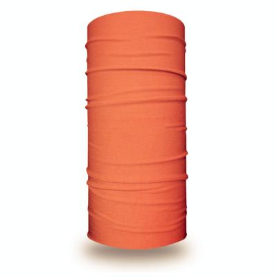 China High Quality Muti-function Solid Color Neck Cuff Seamless Orange Bandana for sale