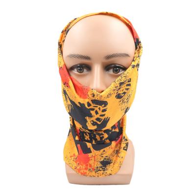 China Recyclable Seamless Elastic Sports Headband Polyester Microfiber Running Pirate Bandana Eco - Friendly for sale