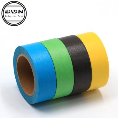 China Waterproof Wholesale 15mm Width Solid Color Washi Masking Paper Tape for sale