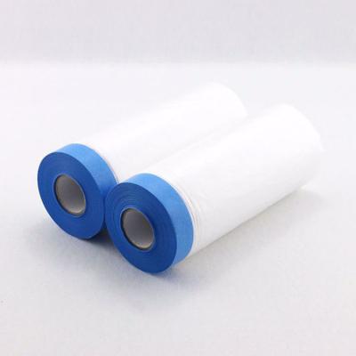 China 2000mm Moisture Proof Blue Pre Taped Protective Washi Film Masker Masking Paper for sale