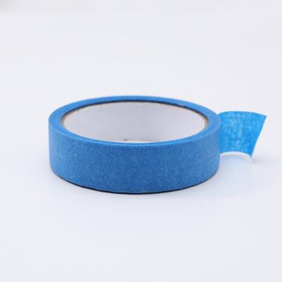 China Waterproof Blue Crepe Paper Tape Cover For Paint Masking Paper for sale