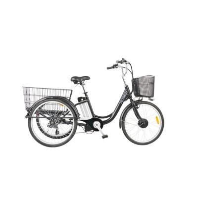 China Aluminum alloy 3 wheel electric tricycle for adults handicapped 3 wheel electric bicycle for sale