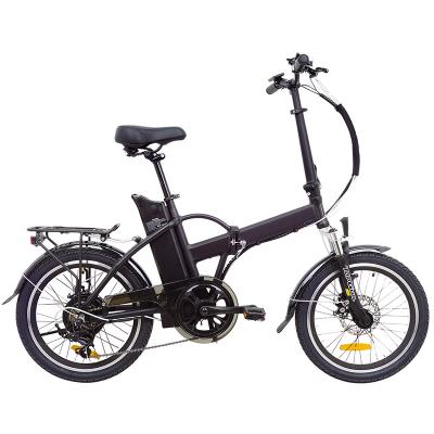 China Aluminum Alloy Front Fork Suspension Cheap Foldable Electric Mountain Bike for sale