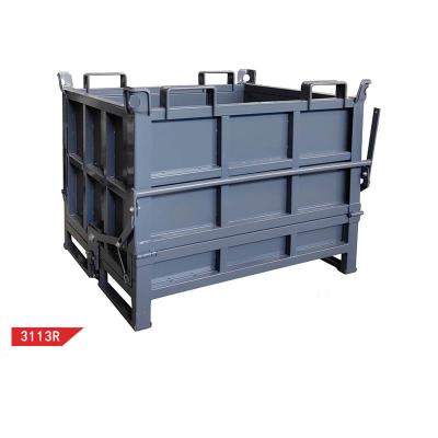 China Outdoor Collapsible Storage Container Package Metal Cage Q235 Safe Metal Cage Container Box for sale