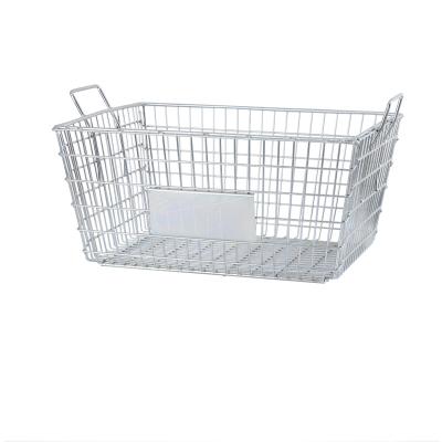 China Industrial Galvanized Q235 Storage Cage Heavy Duty Wire Q235 Mesh Cage Container for sale