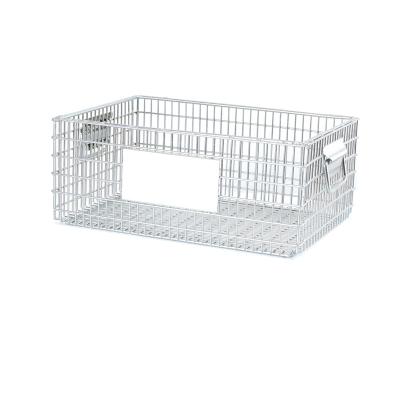 China Factory Q235 Stackable Custom Turnover Box Stainless Steel Metal Lockers Storage Cage for sale