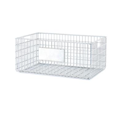 China Movable Q235 Butterfly Cage Hardware Stacking Iron Frame Storage Wire Mesh Container Turnover Box for sale