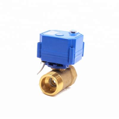 China Air conditioning device and piping systems etc. Tianfei wholesale 1' DN25 220V 110V 24V 12V 5V 2 mini motorized servo ball valve for sale